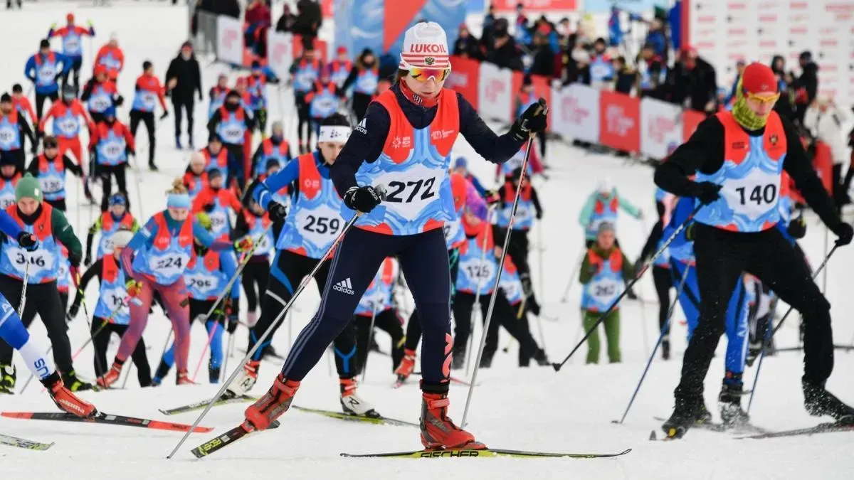 Афиша трансляции Гонка  "Лыжня России"