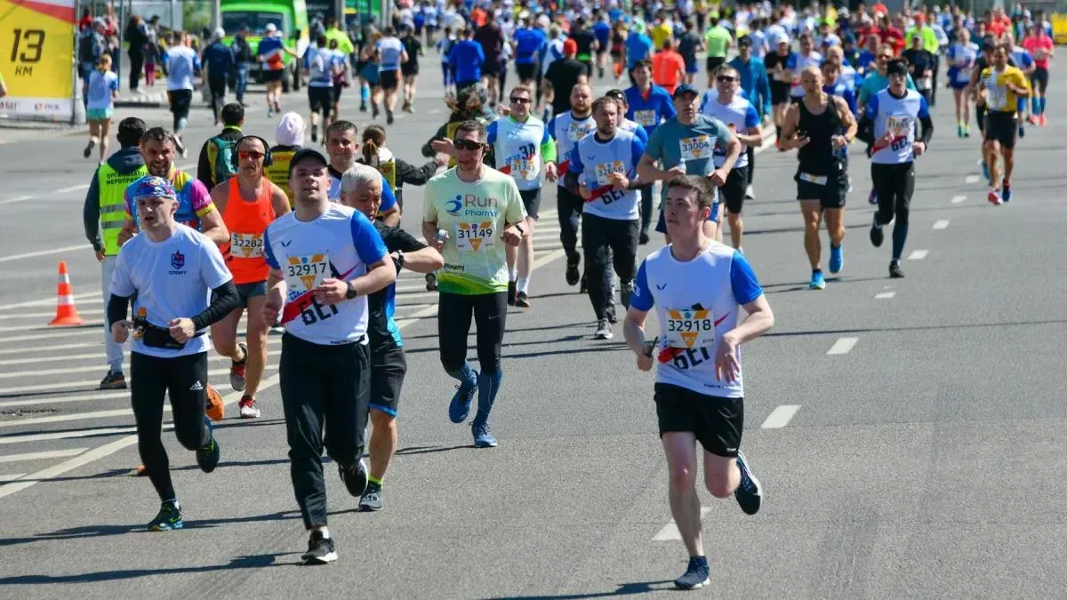 Афиша трансляции Московский полумарафон в центре столицы