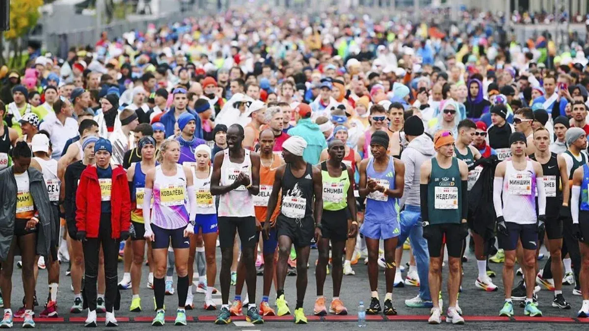 Афиша трансляции 12-й Московский марафон