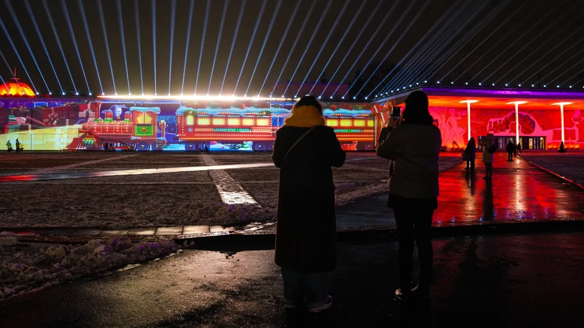 Афиша трансляции Обзор площадки проекта "Зима в Москве" на Воробьевых горах