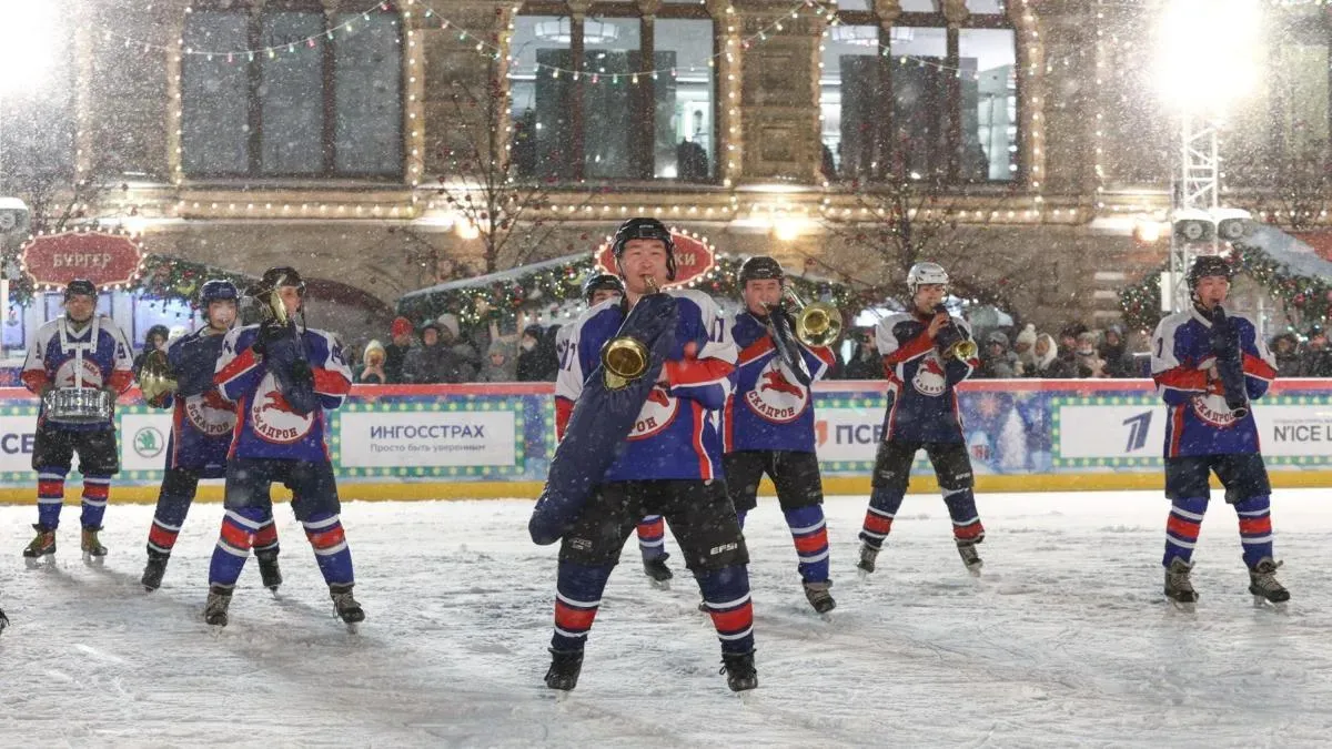 Афиша трансляции Концерт духового оркестра имени Тимура Дулуша на льду