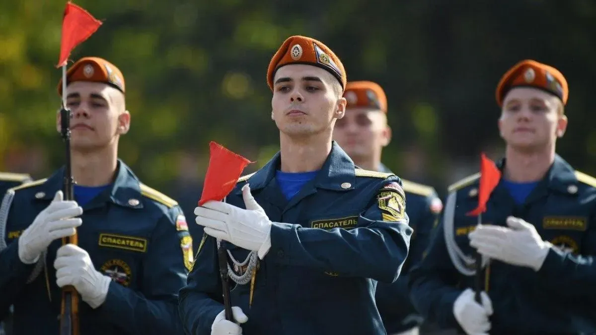 Афиша трансляции Курсанты МЧС России на репетиции парада Победы