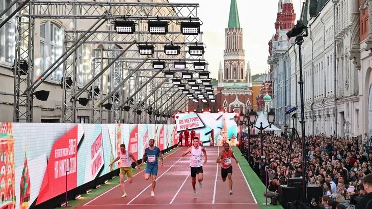 Афиша трансляции Легкоатлетические забеги на Никольской улице