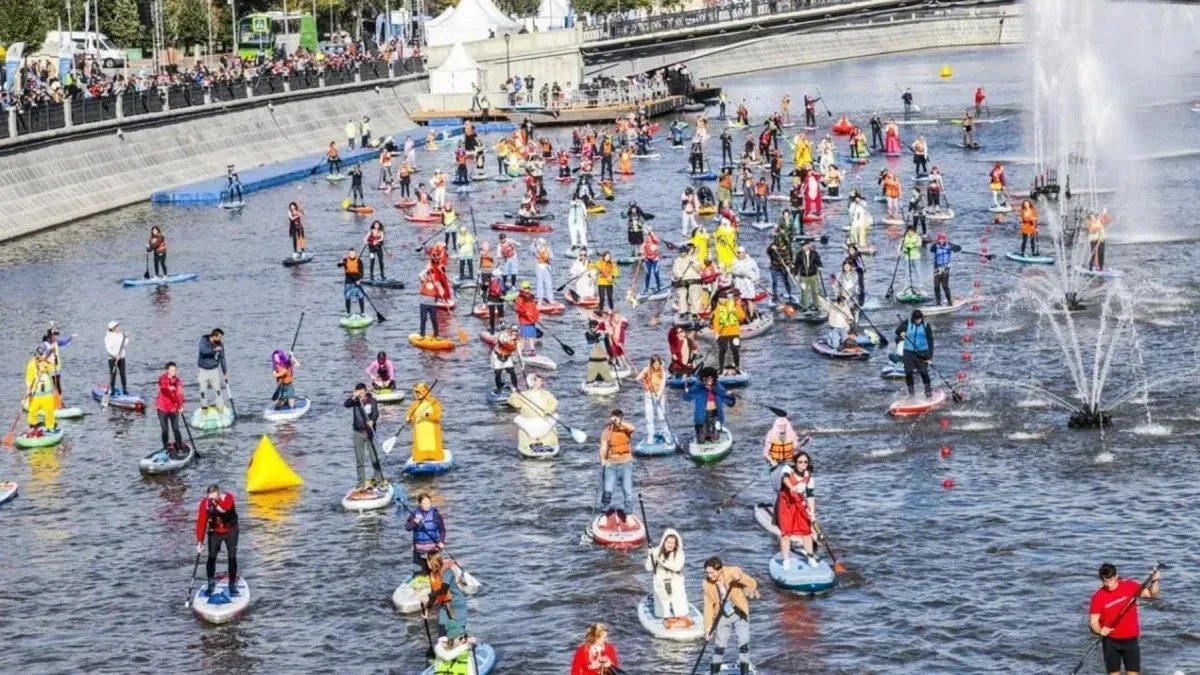 Афиша трансляции SUP-карнавал на Гребном канале