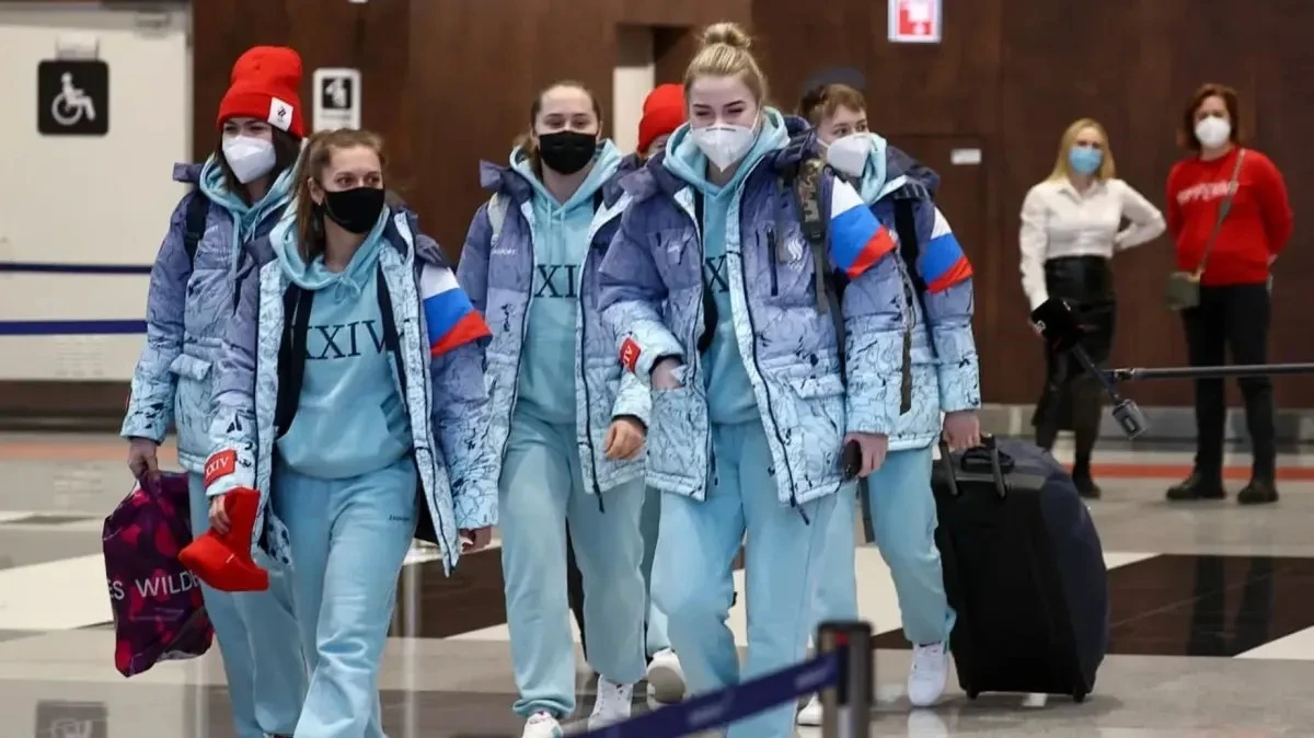 Афиша трансляции Возвращение российских спортсменов с Олимпийских игр