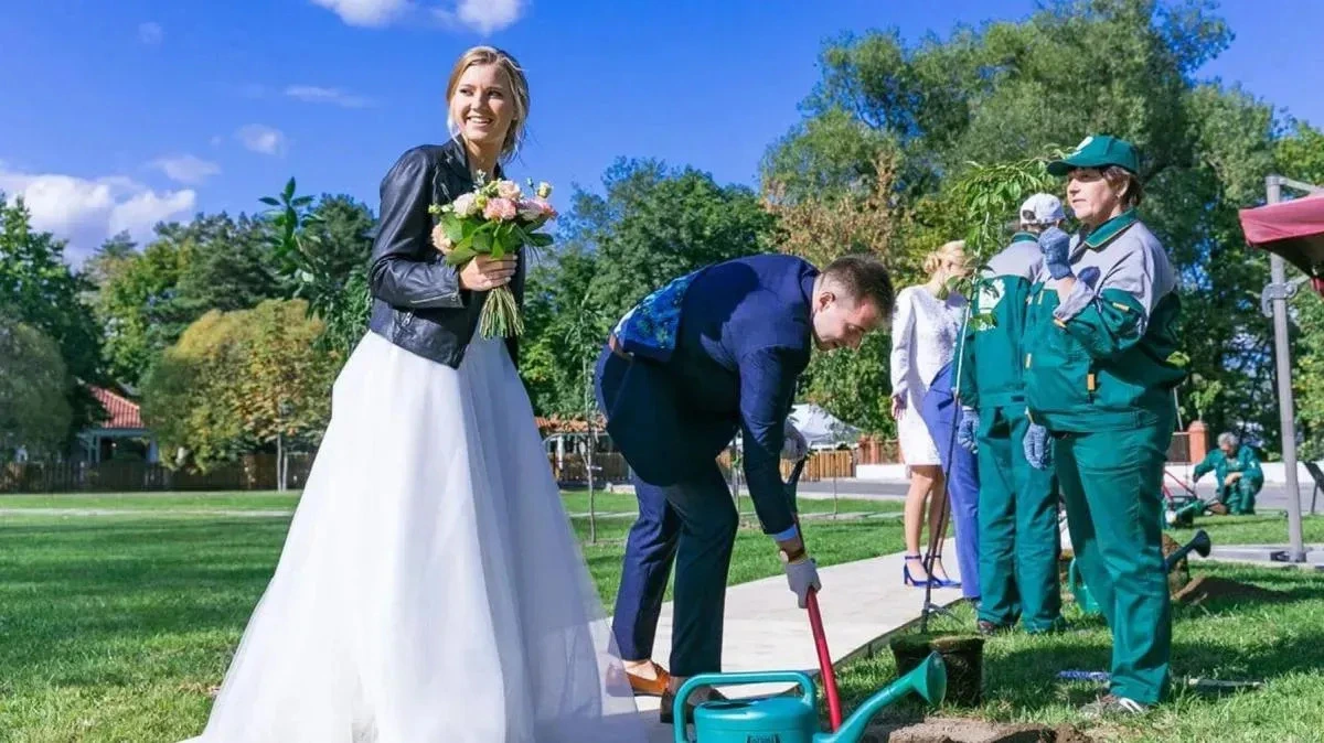 Афиша трансляции Высадка деревьев в Саду молодоженов на ВДНХ