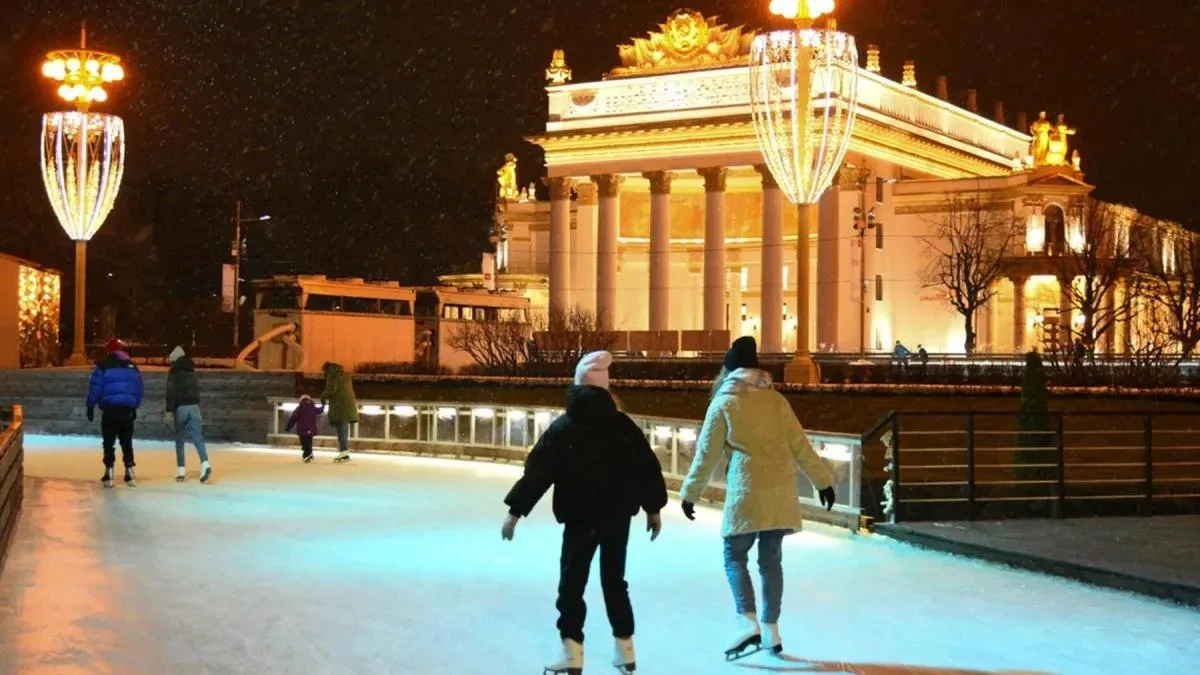 Афиша трансляции Шоу "Щелкунчик" на открытии катка на ВДНХ