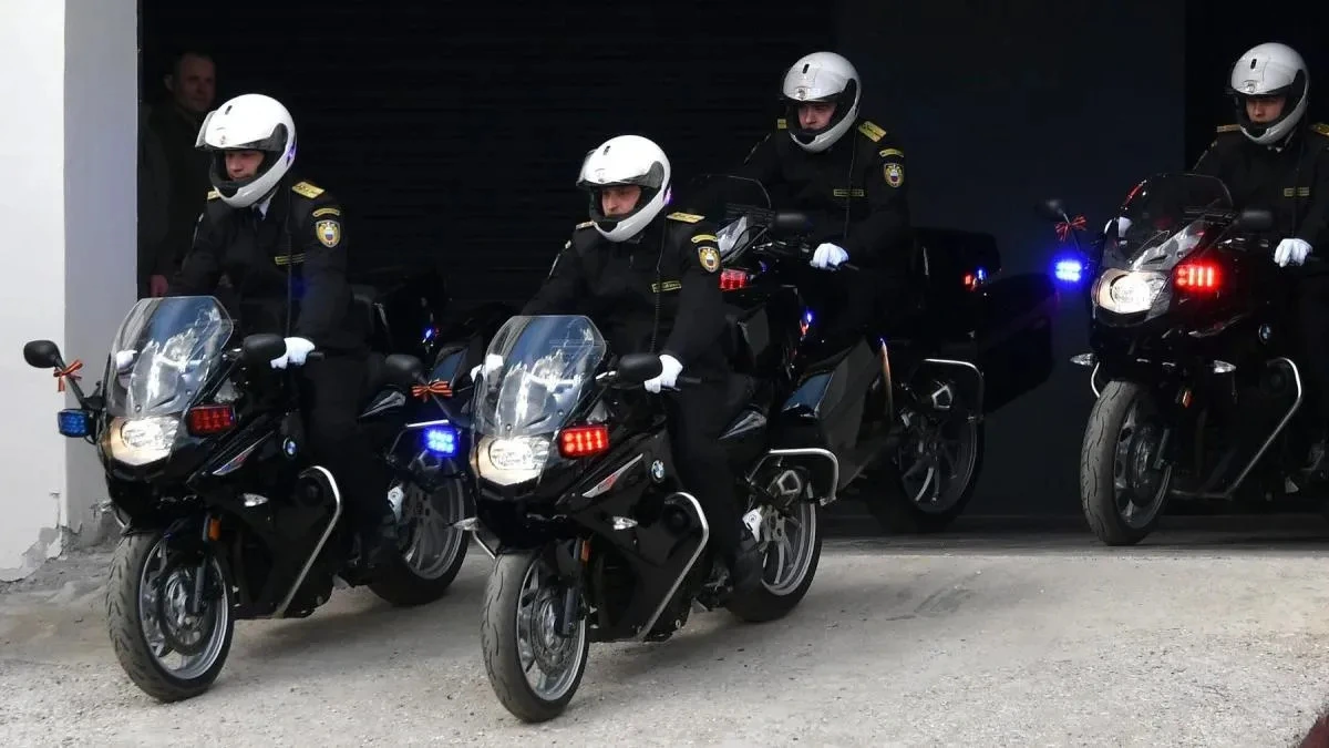 Афиша трансляции Выступление мотоциклистов почетного эскорта ФСО России