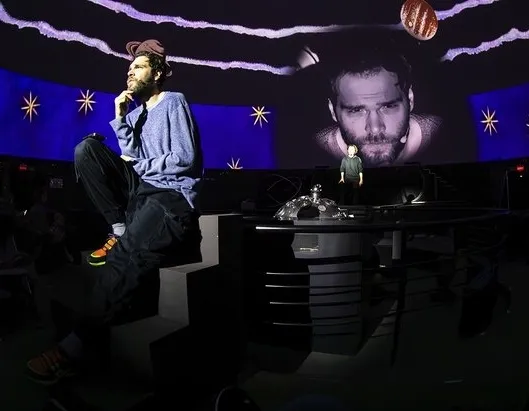 Афиша трансляции Закулисье первого полнокупольного спектакля "Коперник"