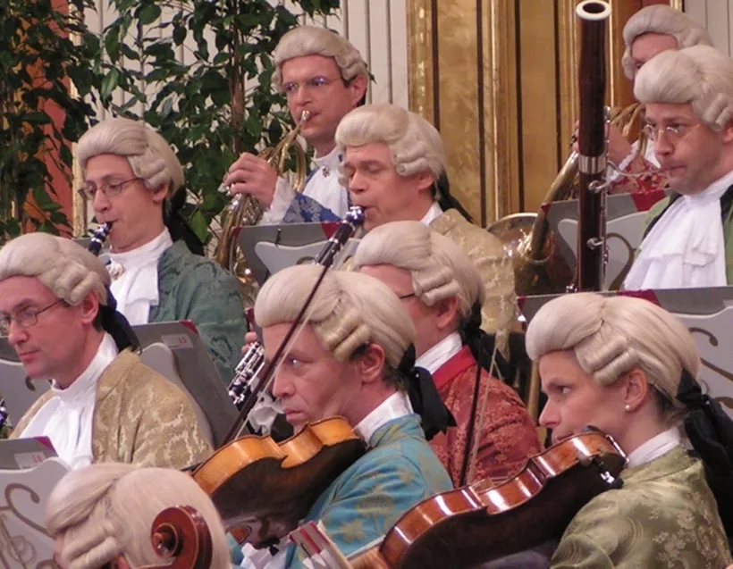 Афиша трансляции Исполнение Моцарта на старинных инструментах