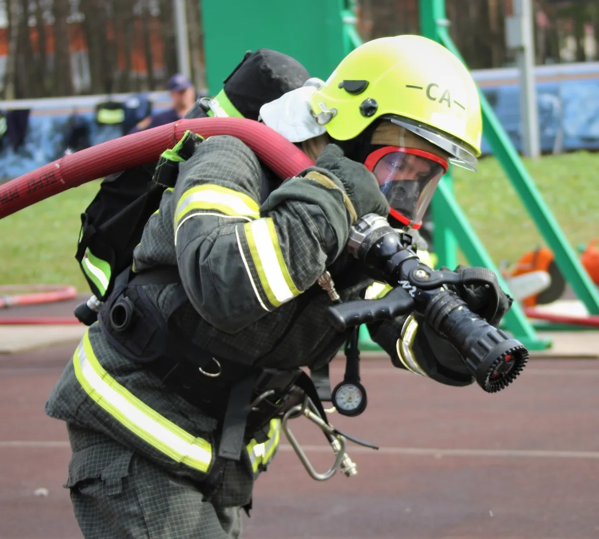 Афиша трансляции Соревнования "Пожарный Олимп"