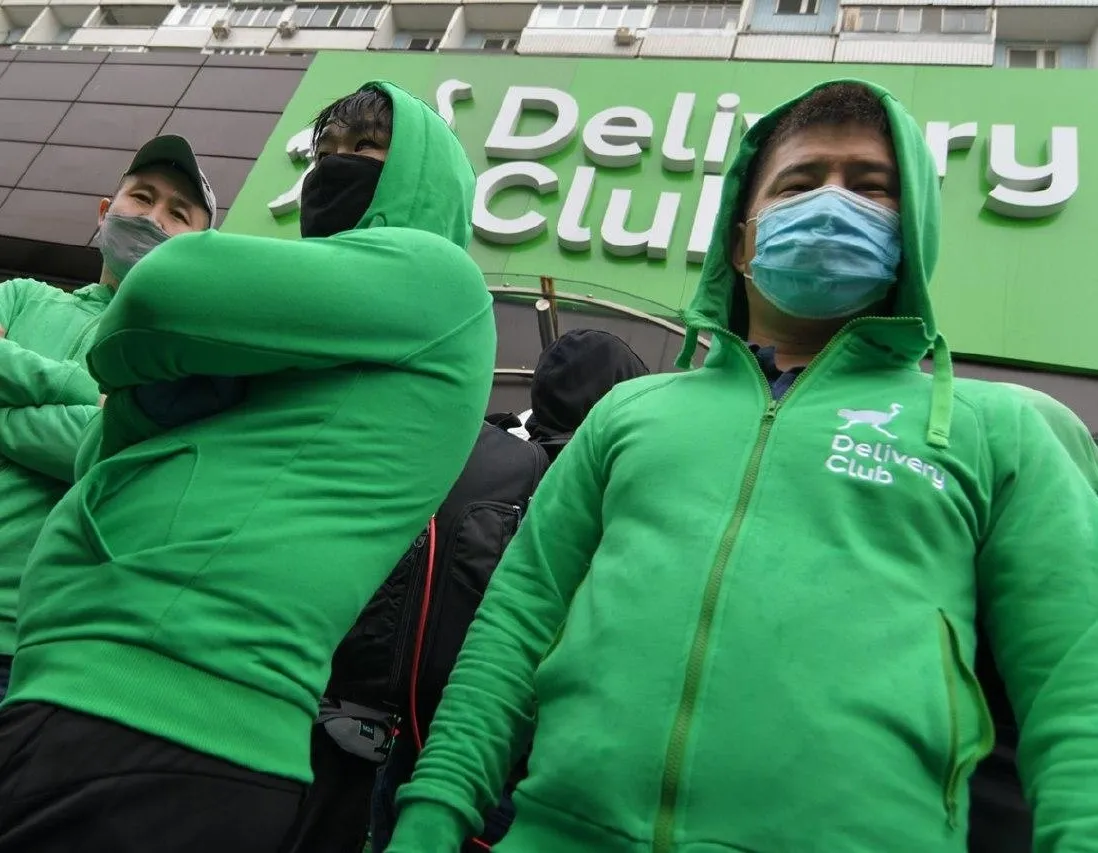 Афиша трансляции Забастовка курьеров Delivery Club