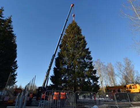 Афиша трансляции Главную новогоднюю елку страны доставили на Соборную площадь