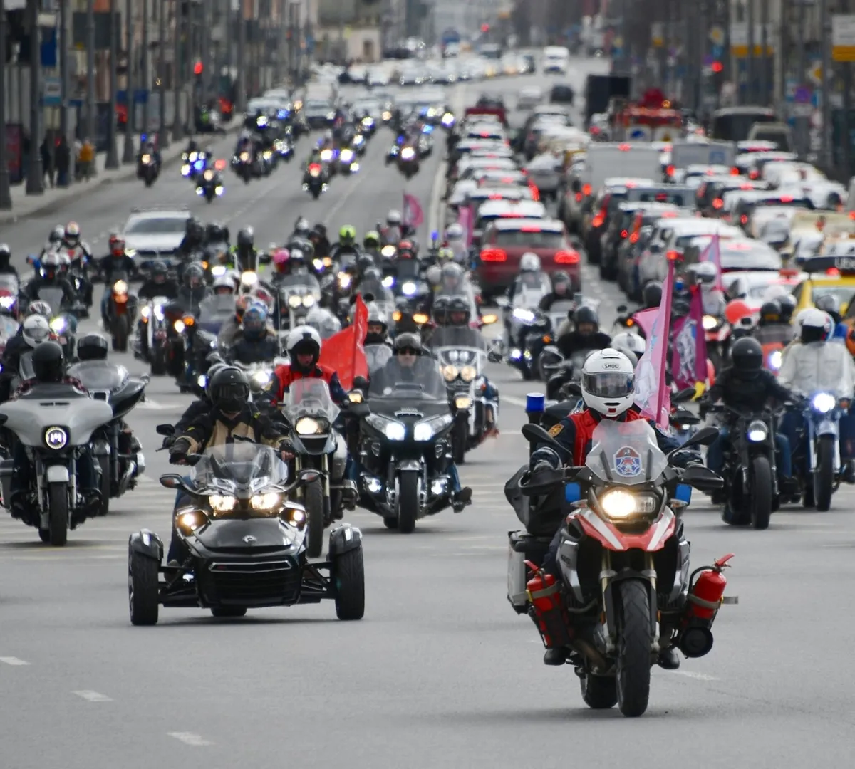 Афиша трансляции Мотопарад в честь открытия мотосезона в столице