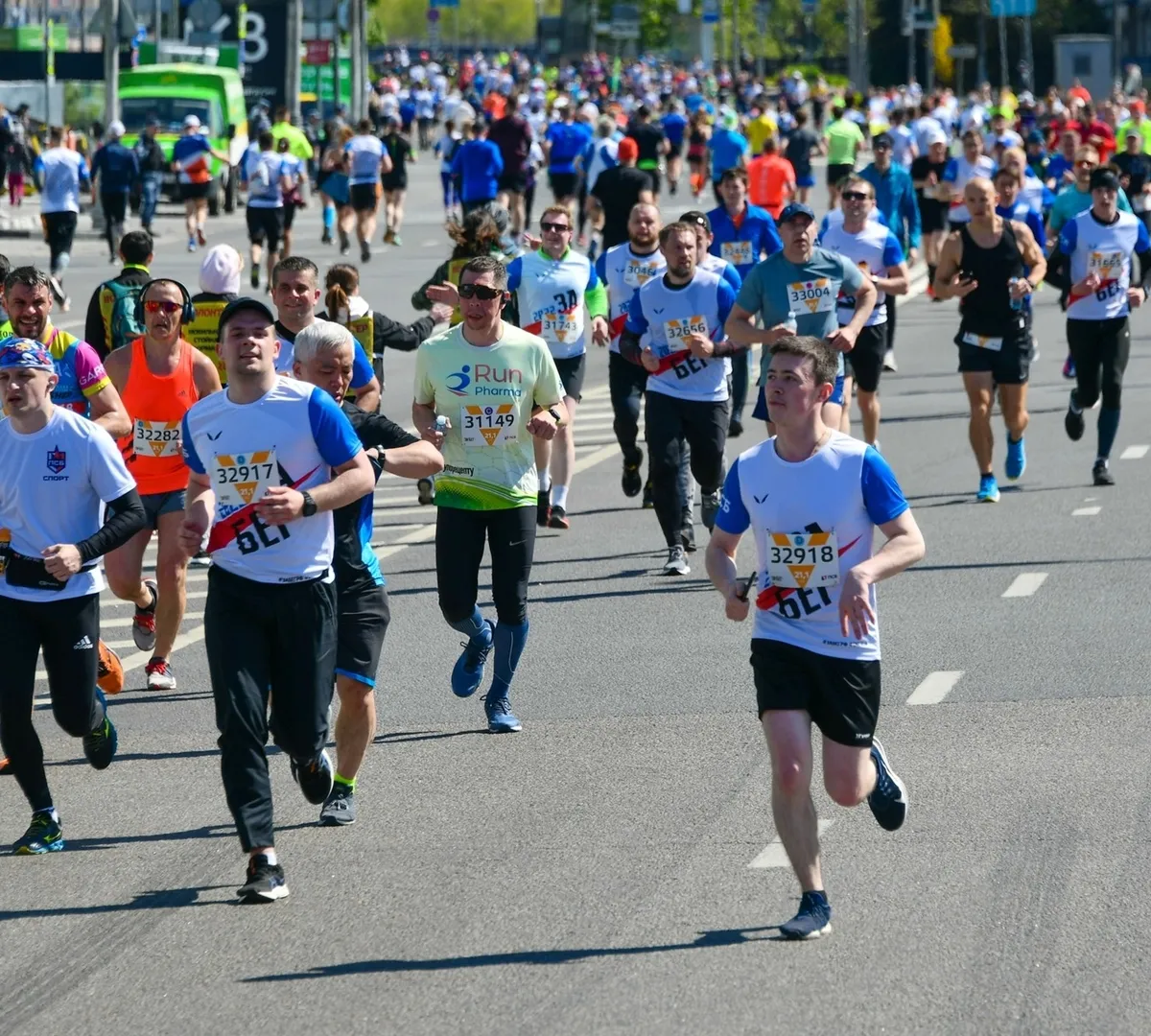 Афиша трансляции Московский полумарафон в центре столицы