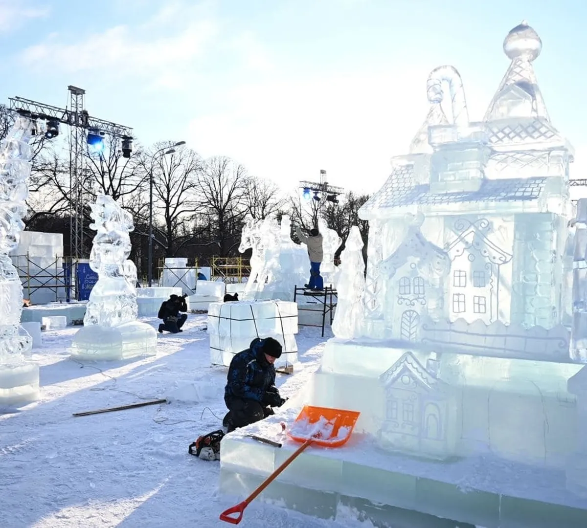 Афиша трансляции Как создаются ледяные скульптуры