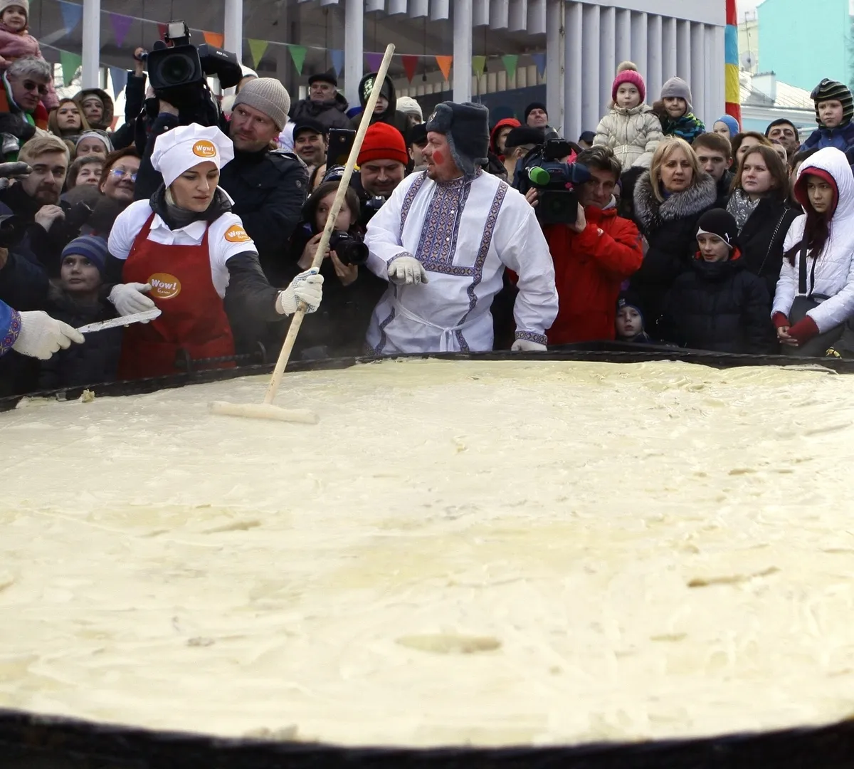 Афиша трансляции Приготовление трехметрового блина на ВДНХ