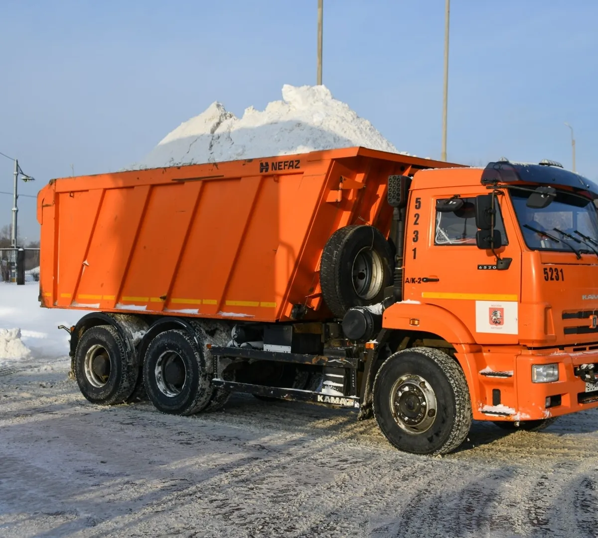 Афиша трансляции Утилизация снега, собранного коммунальными службами