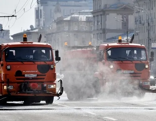 Афиша трансляции Как проходит дезинфекция улиц столицы