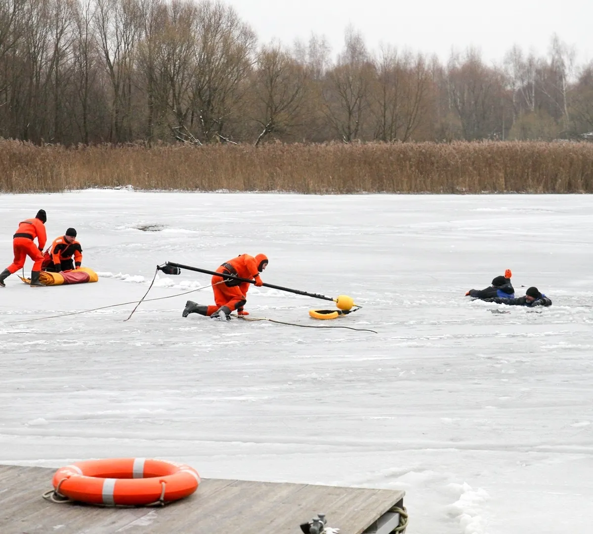Афиша трансляции Учения спасателей на замершем водоеме