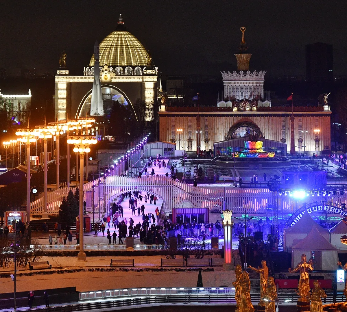 Афиша трансляции Открытие зимнего сезона на катке ВДНХ