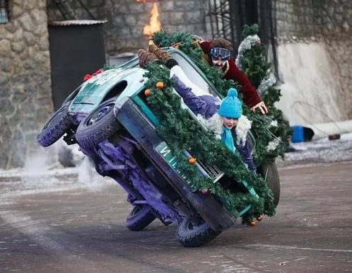 Афиша трансляции Каскадерская новогодняя елка