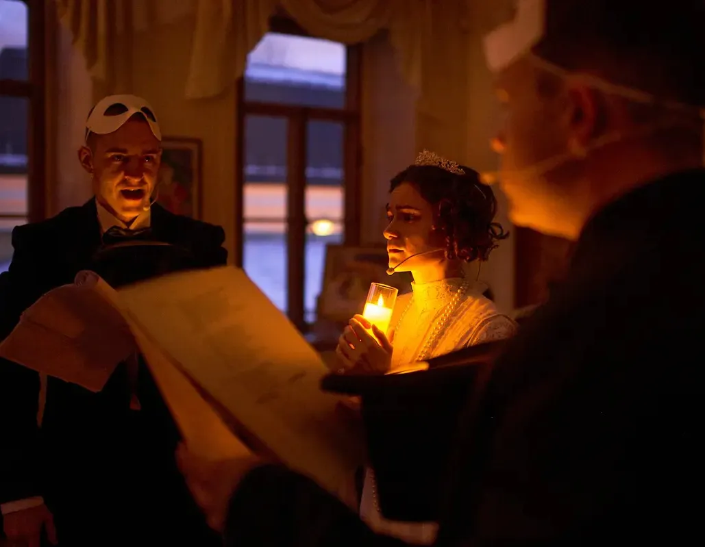 Афиша трансляции Театрализованная лекция "Путешествие сквозь века"