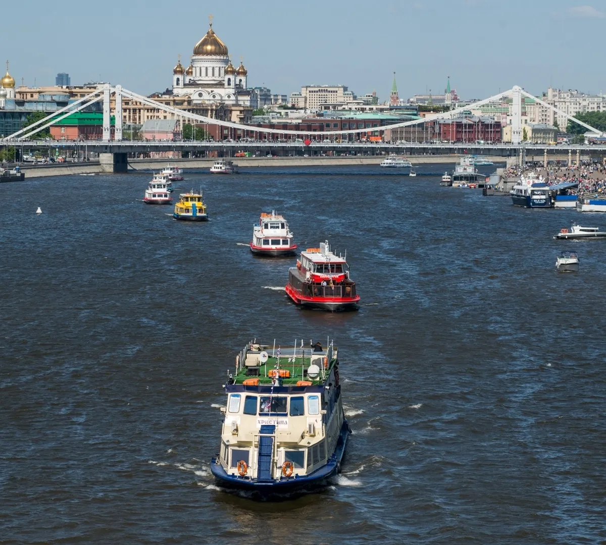 Афиша трансляции Парад судов в честь открытия пассажирской навигации