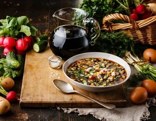 Афиша трансляции Готовим окрошку и куриный салат вместе с шеф-поваром