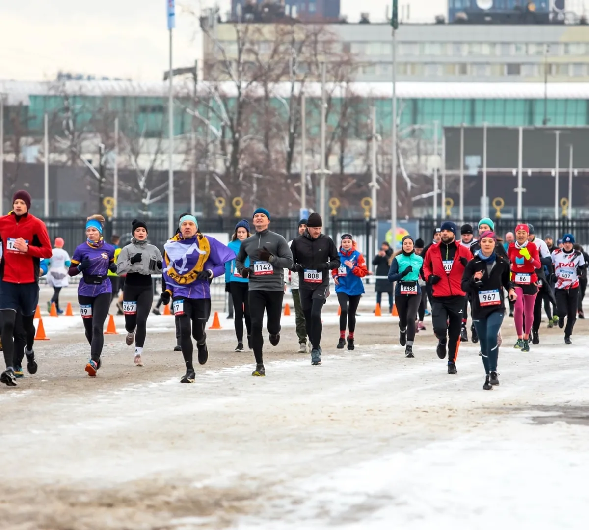 Афиша трансляции Забег в рамках зимнего Дня московского спорта