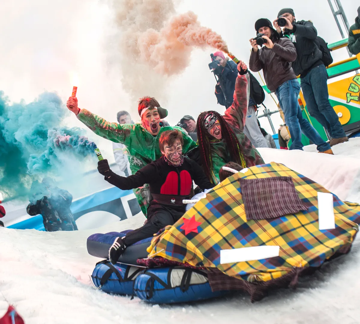 Афиша трансляции Скоростной спуск на необычных санях