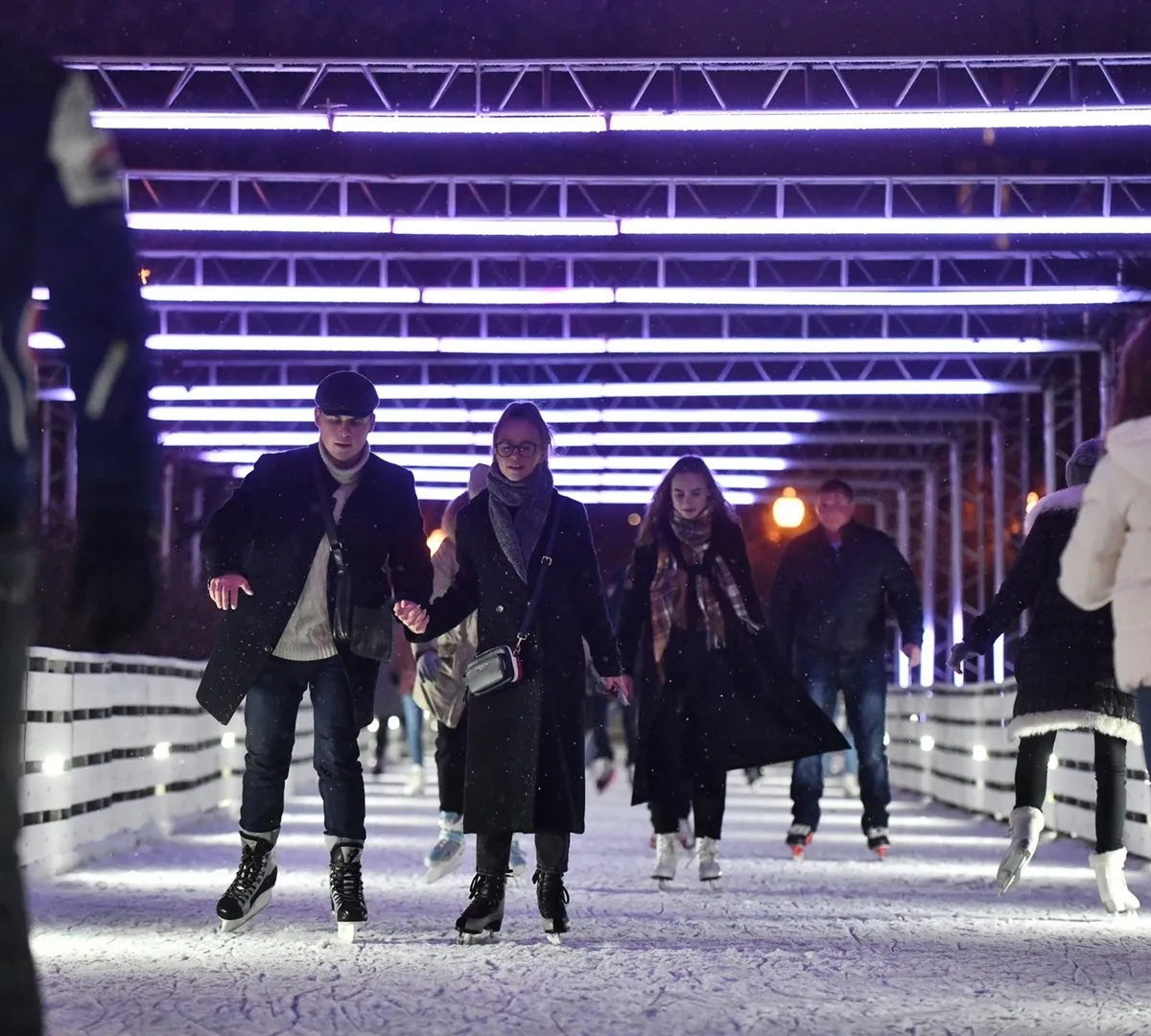 Афиша трансляции Работа катка "Зеркальный" в Парке Горького