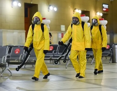 Афиша трансляции Как проходит дезинфекция Казанского вокзала