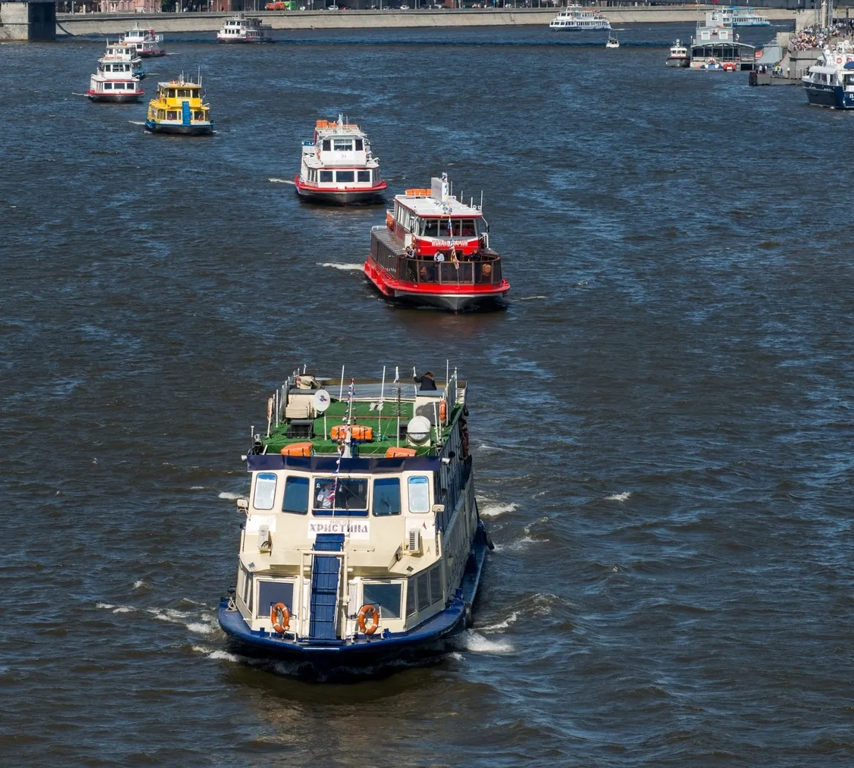 Афиша трансляции Открытие пассажирской навигации на Москве-реке