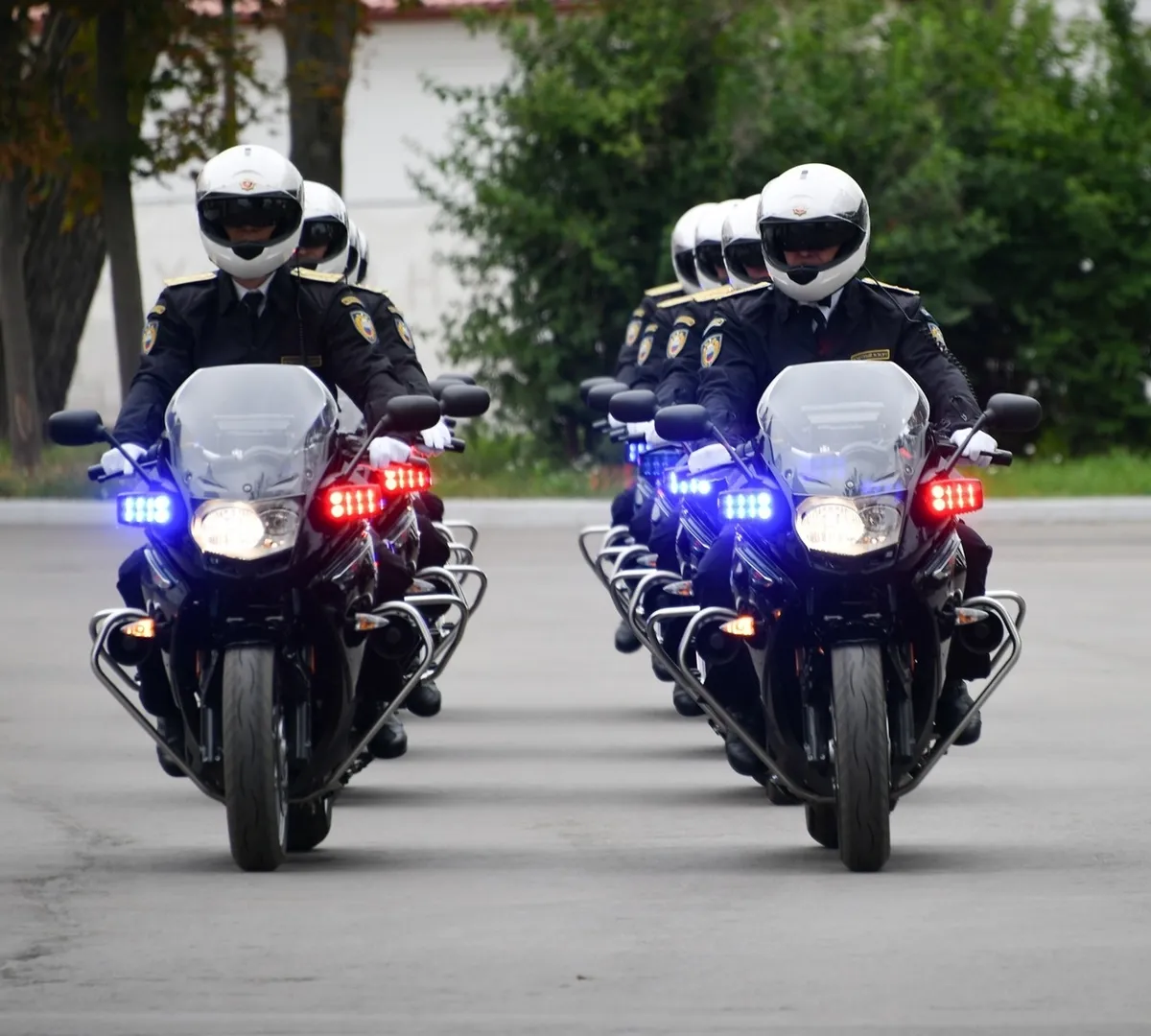 Афиша трансляции Выступление мотоциклистов почетного эскорта ФСО России