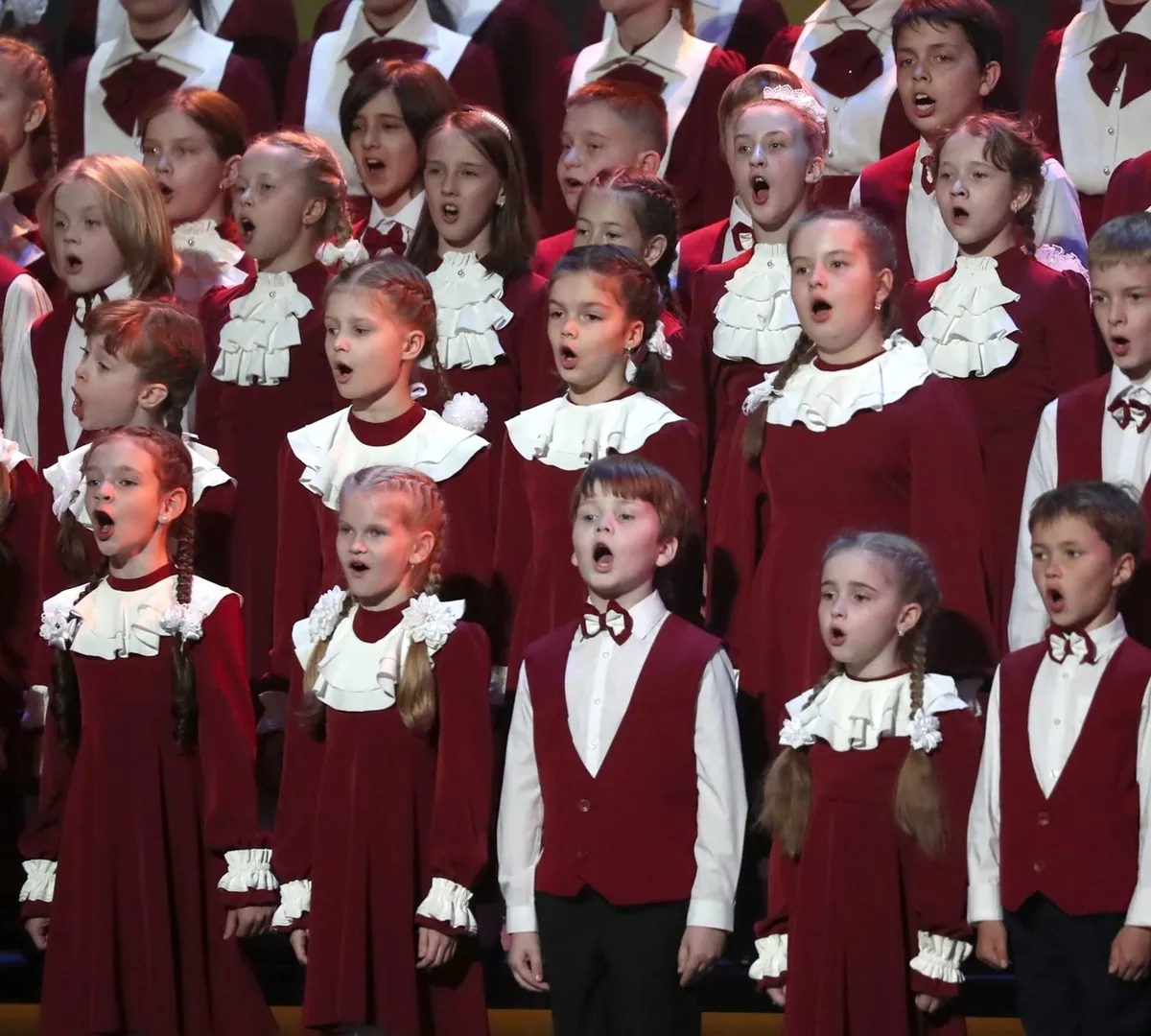 Афиша трансляции Выступление Большого детского хора имени Попова