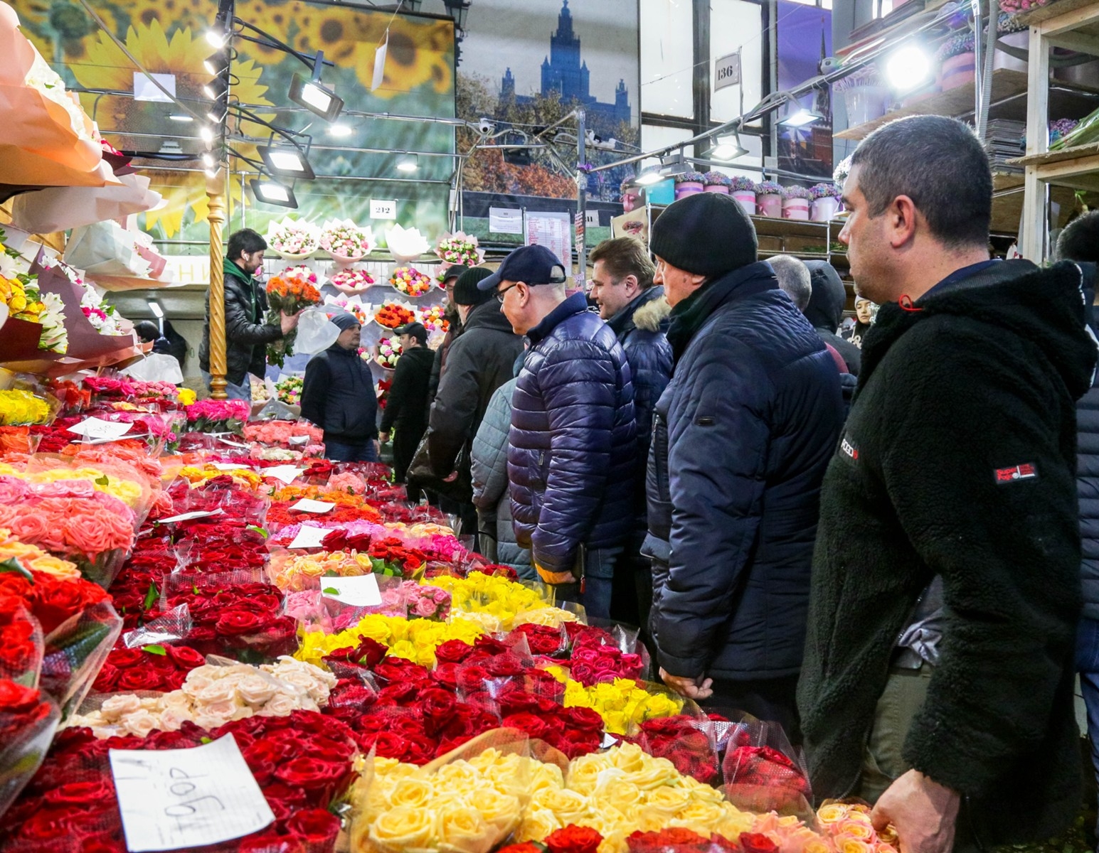 Схема рижского рынка цветов